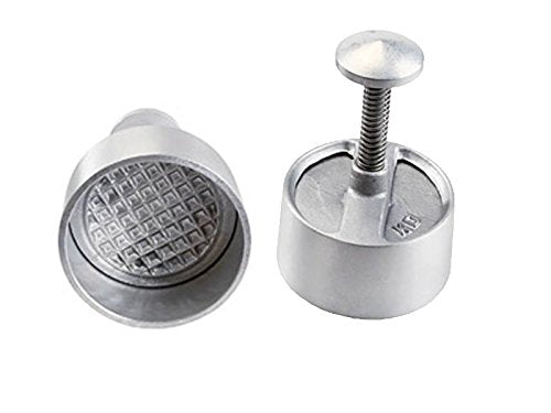 Adelmann Hackfleischformer rund aus Aluminium (1Stück) Grösse 100 mm (rund), 100 mm (rund)