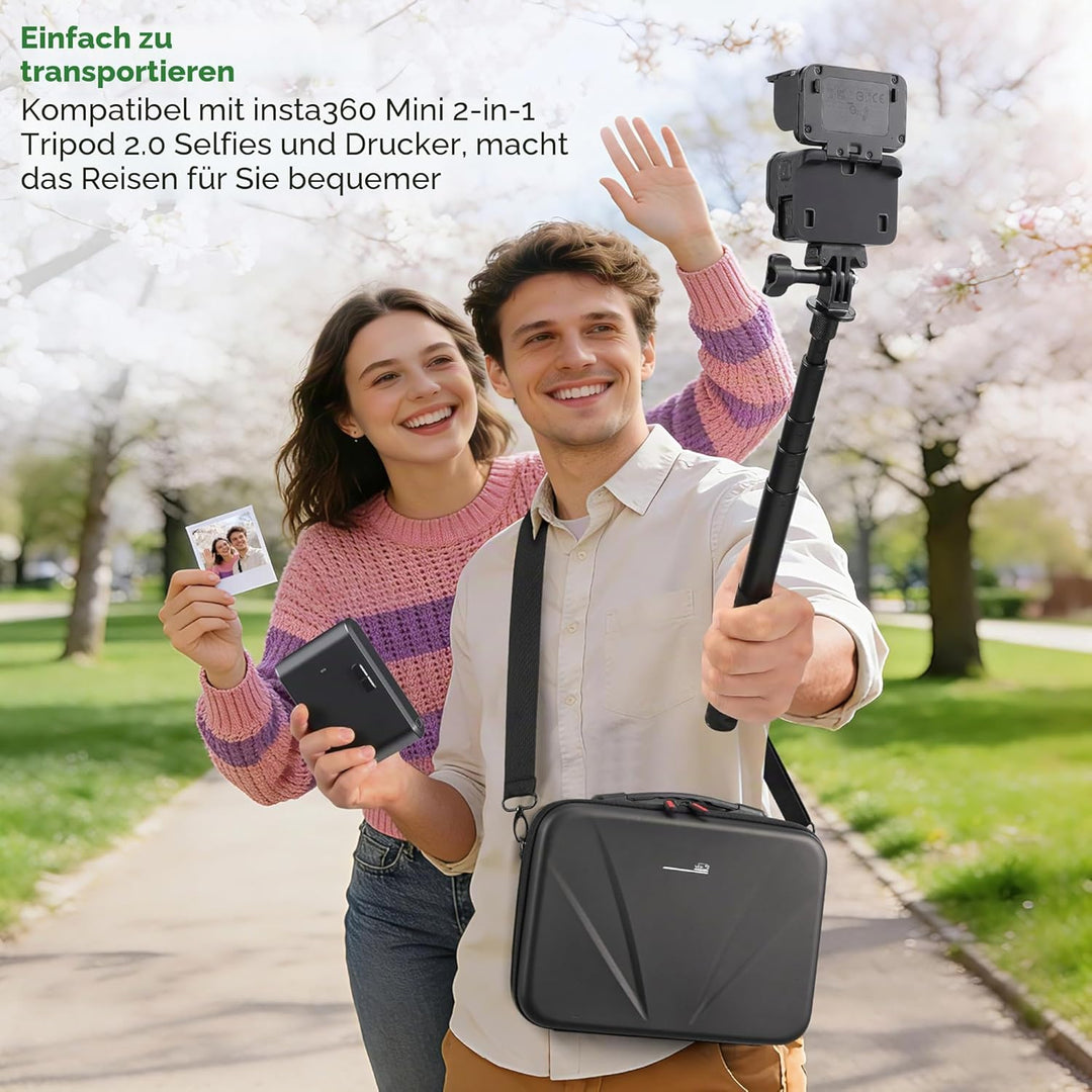 Tasche für Insta360 ACE Pro/Ace Pro 2 Xplorer Grip Pro Flash Print Bundle Case Zubehör Hard Storage