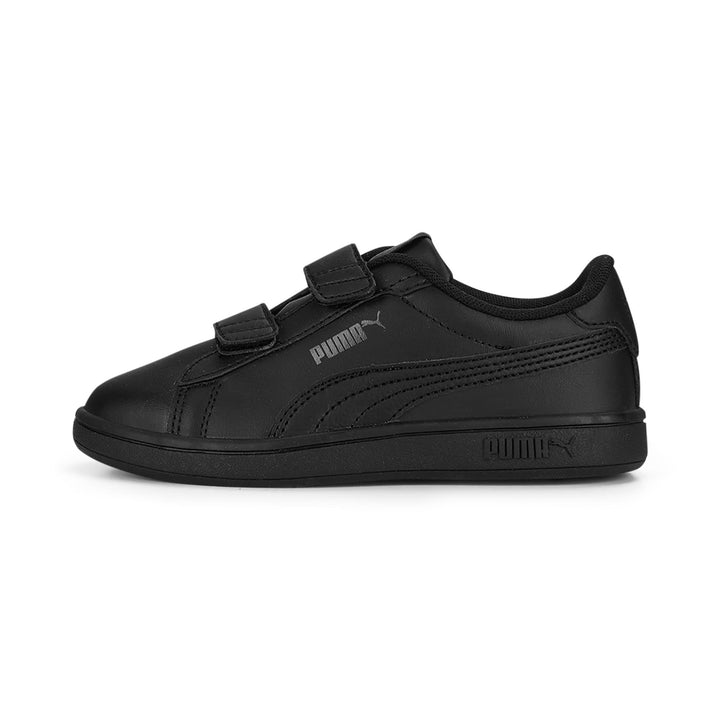 PUMA Unisex Smash 3.0 L V PsSneaker 34 EU Puma Black Shadow Gray, 34 EU Puma Black Shadow Gray