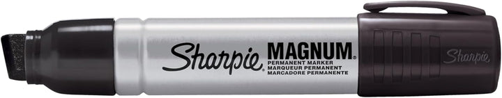 Sharpie Pro Magnum Permanentmarker, Keilspitze, schwarz, 12 Stück Schwarz 12er-Box, Schwarz 12er-Box