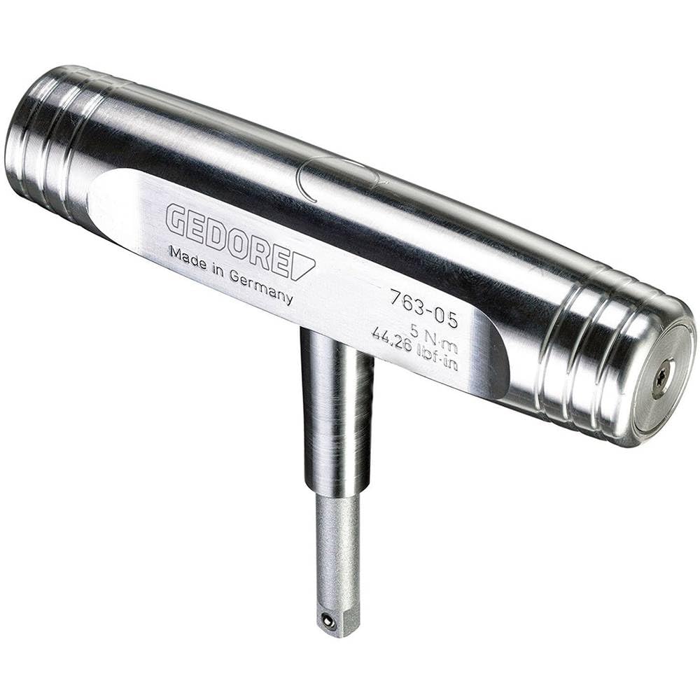 GEDORE Drehmomentschlüssel Dremometer T-FS 1/4 Zoll fest eingestellt 5 Nm, 1 Stück, 763-05, 5 Nm
