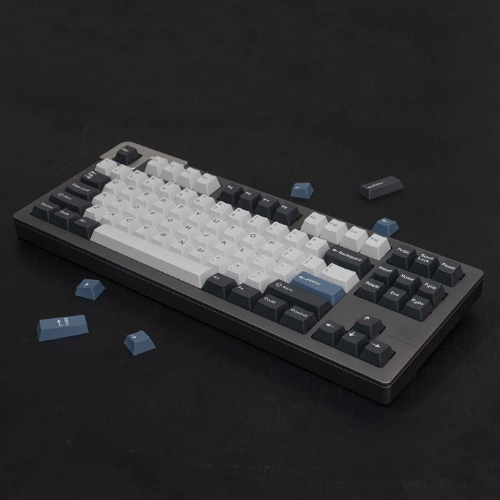 Sumgsn Keycaps 169 Keys Double Shot ANSI/ISO Layout Cherry Profile Arctic Keycap for Cherry MX Switc