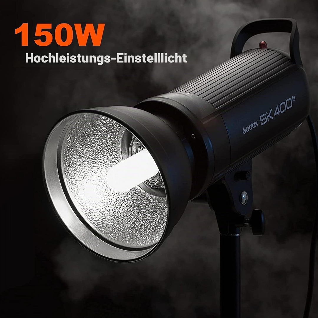 Godox SK400II Studioblitz mit integriertem Godox 2.4G Wireless X System, SK400II