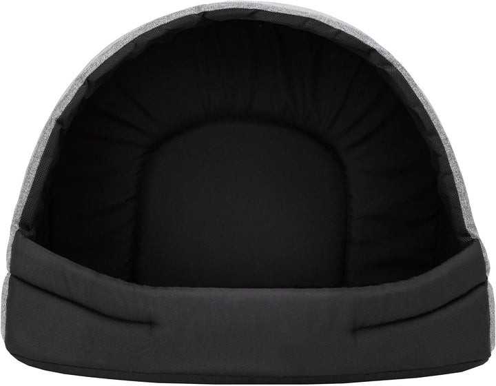 Hundehütte Hundehöhle Hundebett Hundehaus Katzenhöhle Schlafplatz L - 55x43 cm Grau