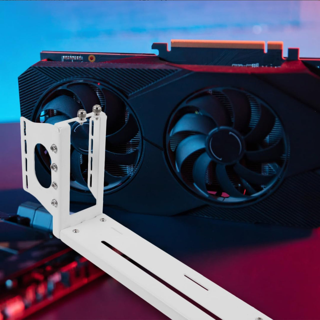 Operitacx Vertikale Gpu-Halterung Pci-E Verlängerungskabel Halter Für Grosse Pc-Gehäuse Mit Stabiler