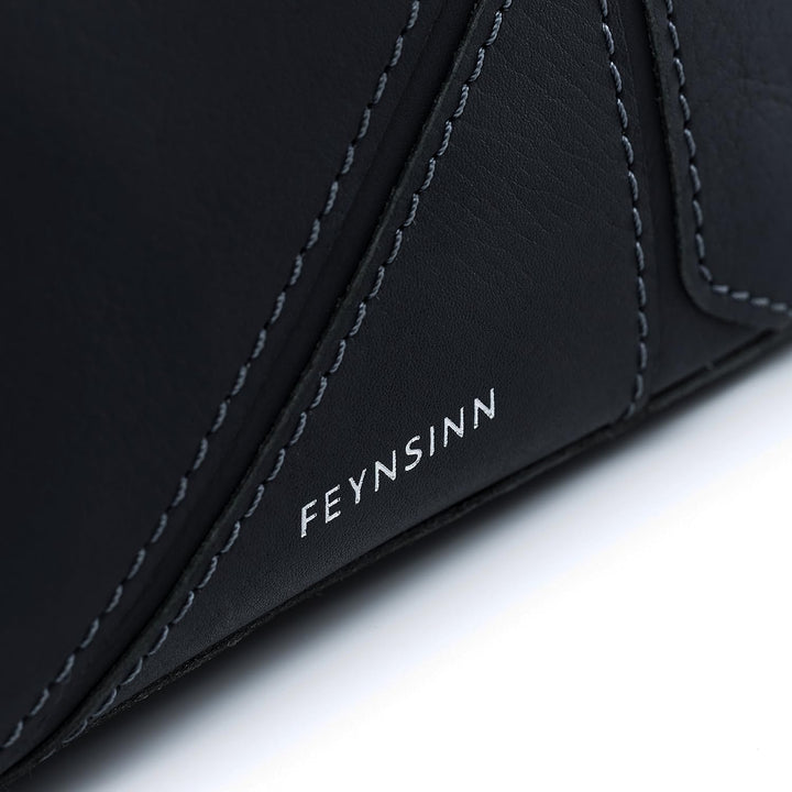 FEYNSINN Clutch mit langem Schultergurt JEMMA PUZZLE aus Premium Leder I Handtasche für Damen I Umhä