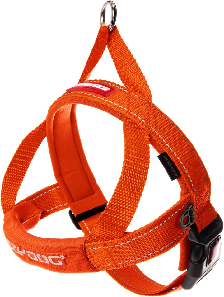 EzyDog 5708214206069 Quick Fit Geschirr Blaze, L, orange Orange L, Orange L