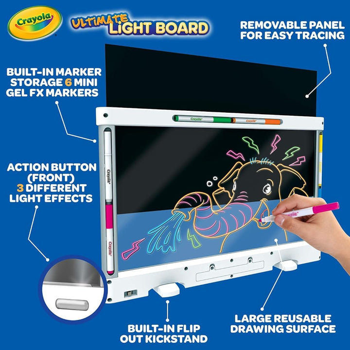CRAYOLA Ultimate Light Board, mehrfarbig, Einheitsgrösse, 74-7245