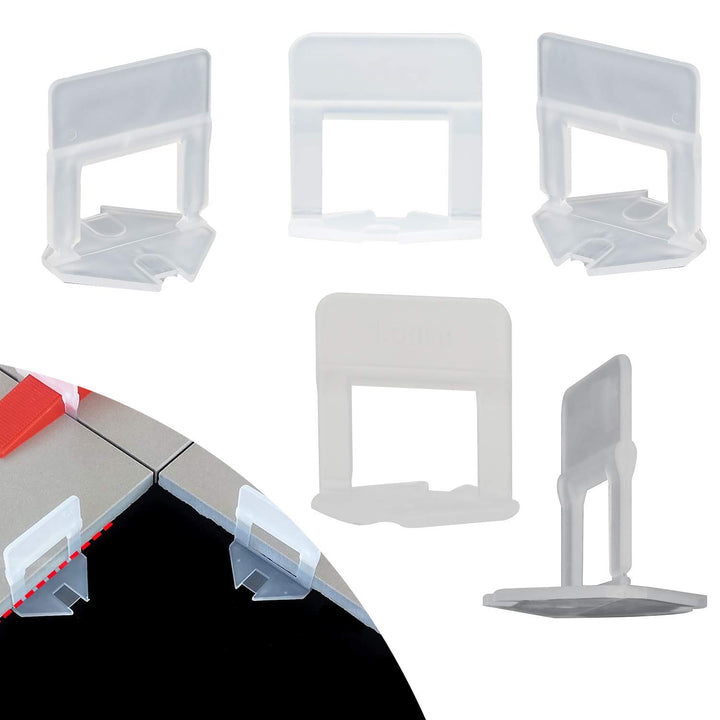 600 Pcs Nivelliersystem Verlegen Zuglaschen, 2mm Fugenbreite Fuge Basis, Fliesen Nivellierhilfe für