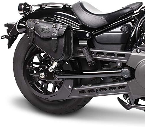 BS-Motoparts Satteltasche für Chopper/Custombike Iron Arizona Schwarz rechts CB40724