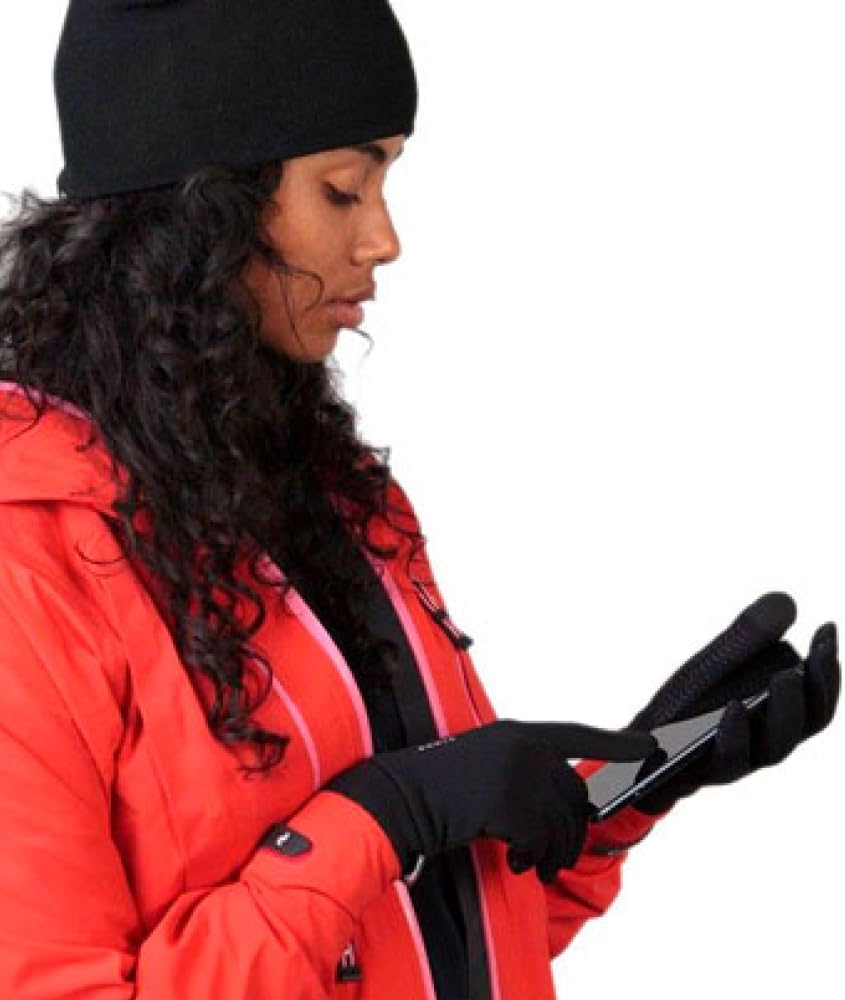 Barts Fleece Handschuhe Powerstretch Touch unisex L-XL Schwarz, L-XL Schwarz