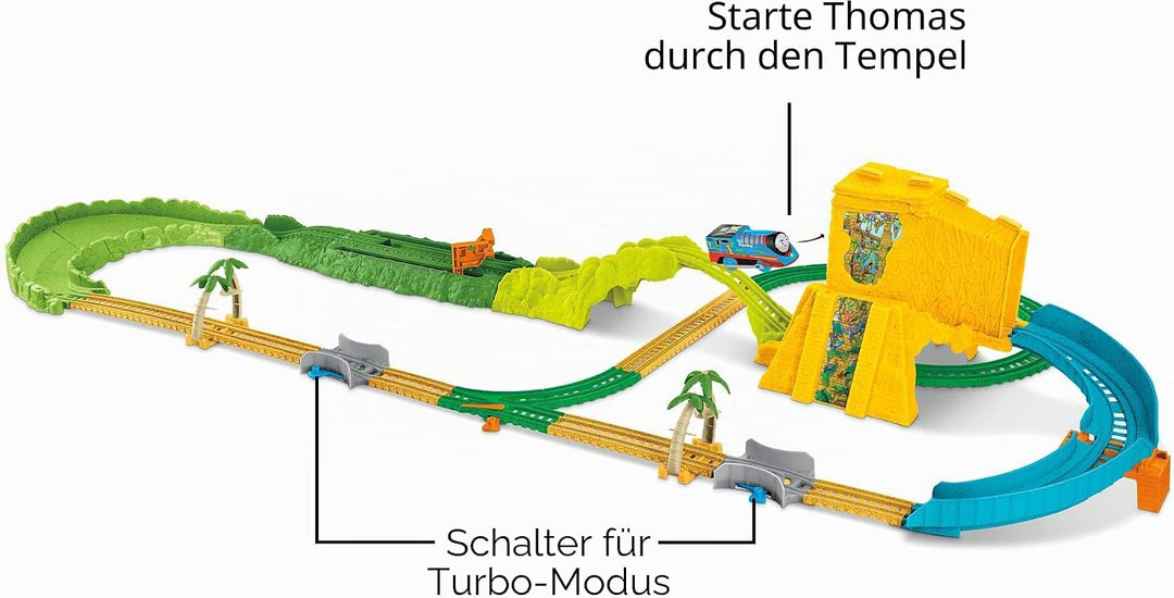 Thomas und seine Freunde Track Master Turbolok Dschungel-Abenteuer Set