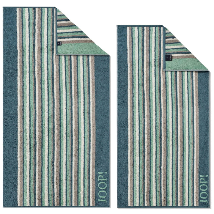 JOOP! Duschtuch Move Stripes 1692 | 44 aqua - 80 x 150 Duschtuch 80x150 cm, Duschtuch 80x150 cm