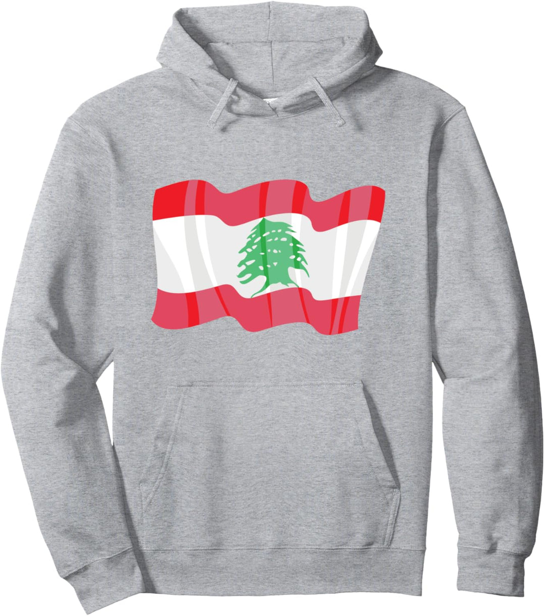 Libanon Herz Zeder Wappen Libanese Libanesin Flagge Lebanon Pullover Hoodie