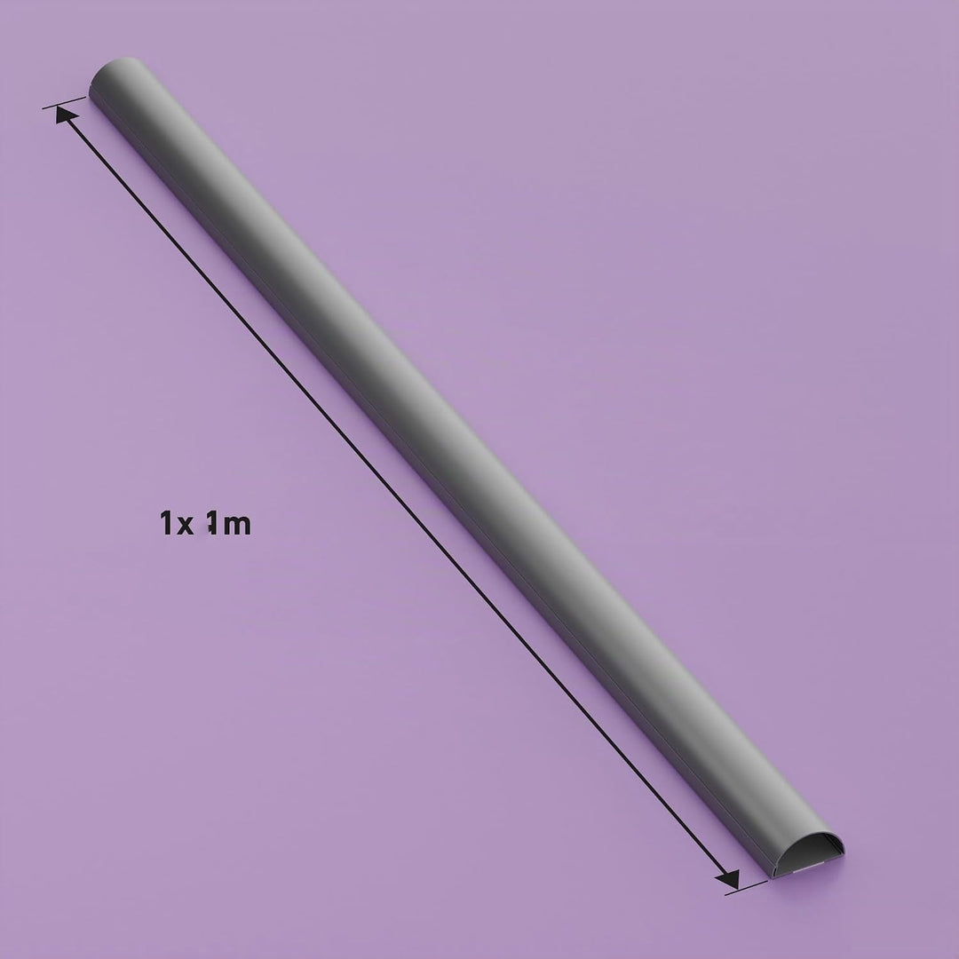 D-Line 1M5025A TV Kabelkanal, Kabelabdeckung, Kabel für wandmontierte Fernsehapparate kaschieren - 1