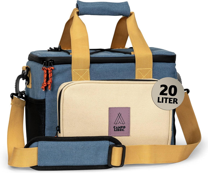 Campo Libre.® Hulk I Premium Camping Kühltasche 30l & 20l I Kühltasche klein mit Wasserdichten Reiss