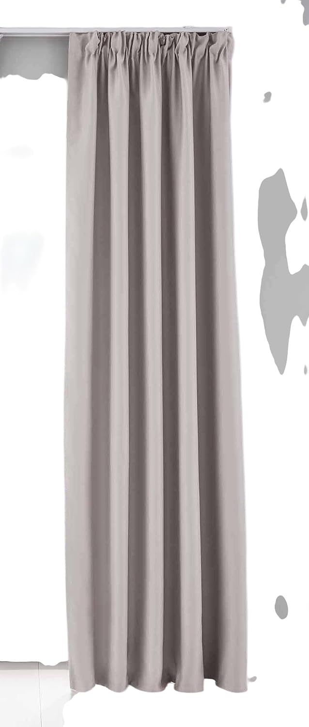 Gardinenbox Vorhang Blickdicht »Newyork« verdeckte Schlaufen Beige HxB 245x295 cm 1er-Pack Thermo-Ga