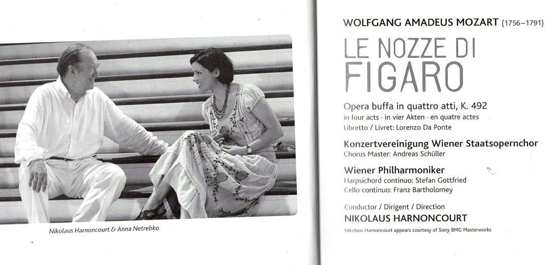 Mozart: Le nozze di Figaro, Audio-CD