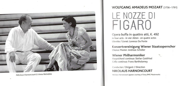 Mozart: Le nozze di Figaro, Audio-CD