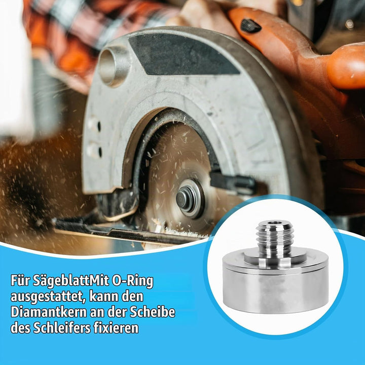X-LOCK-Adapter auf M14-Gewinde, M14 XLock Adapter für Winkelschleifer Schneidklinge, Kern Dirll Bit