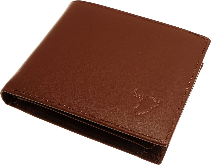 Henny Klein Feine Handmade Germany Herren Rinder Leder Geldbörse Portemonnaie Querformat mit RFID NF