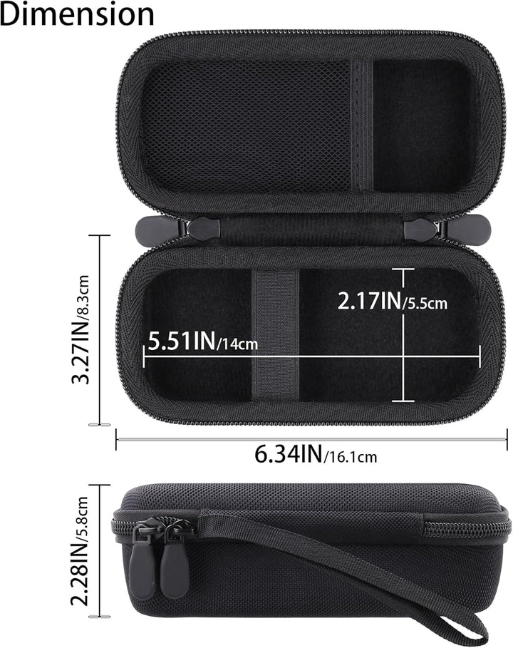 co2CREA Hart Reise Schutz Hülle Etui Tasche für Zoom H1essential 32-Bit Handy Recorder, Nur Hülle