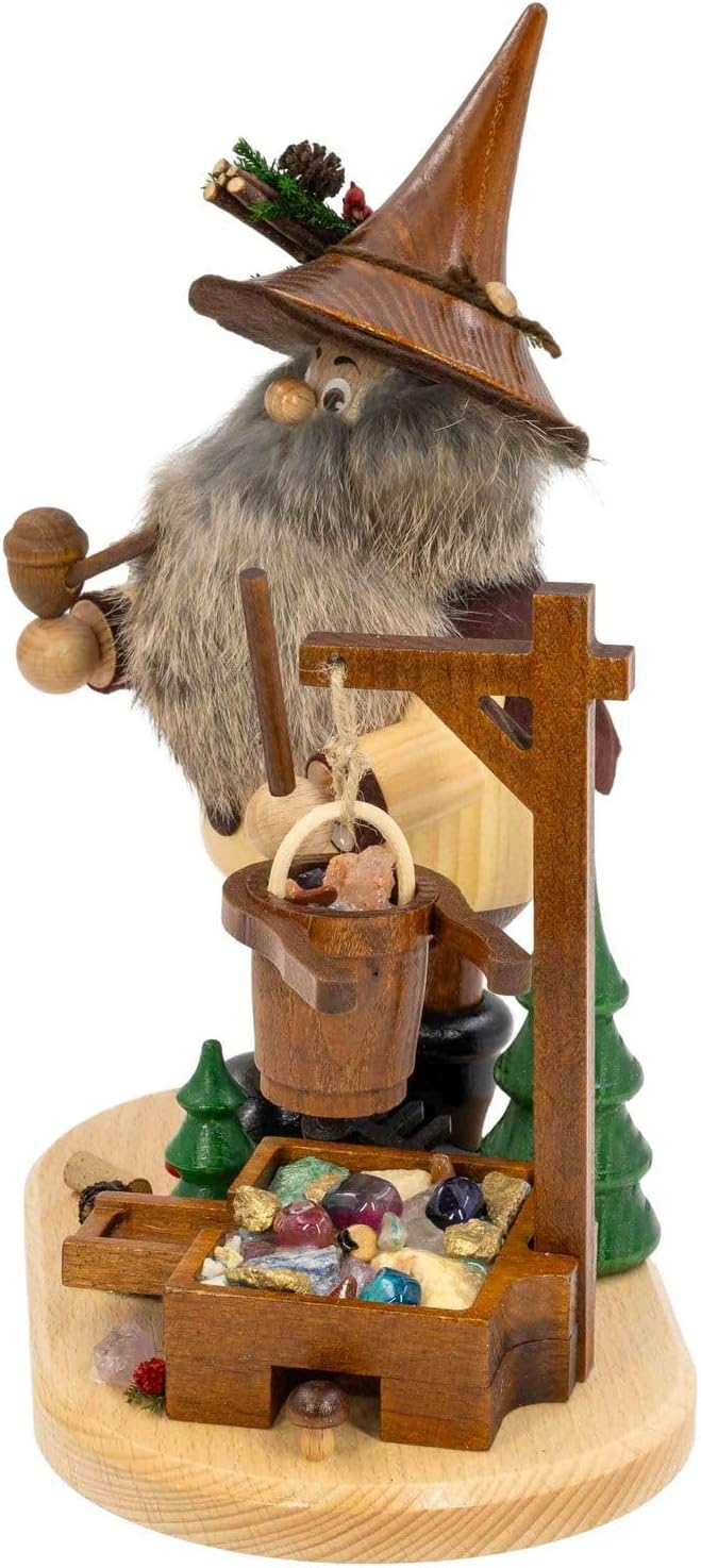 Drechselwerkstatt Uhlig DWU | Erzgebirgisches Räuchermännchen Räuchermann | Weihnachtsdekoration Han