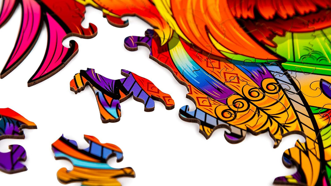 WOODVIO - Holzpuzzle für Erwachsene und Kinder - Yorkie, Fantasy-Puzzle in Tierform, 172 einzigartig