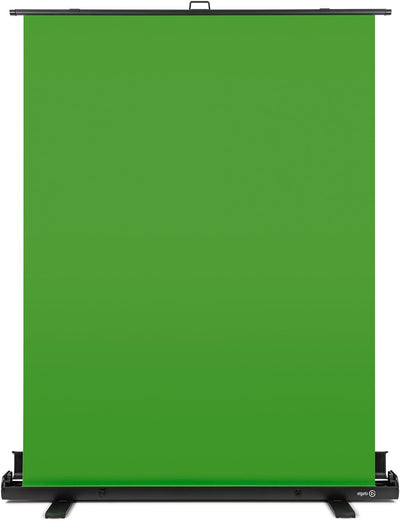 Elgato Green Screen - Ausfahrbares Chroma-Key-Panel, knitterfreies Material, ultraschneller Aufbau,