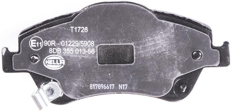 HELLA PAGID 8DB 355 013-561 Bremsbelagsatz - T1726 - Dicke/Stärke: 19.2mm - Bremssystem: Bosch - mit