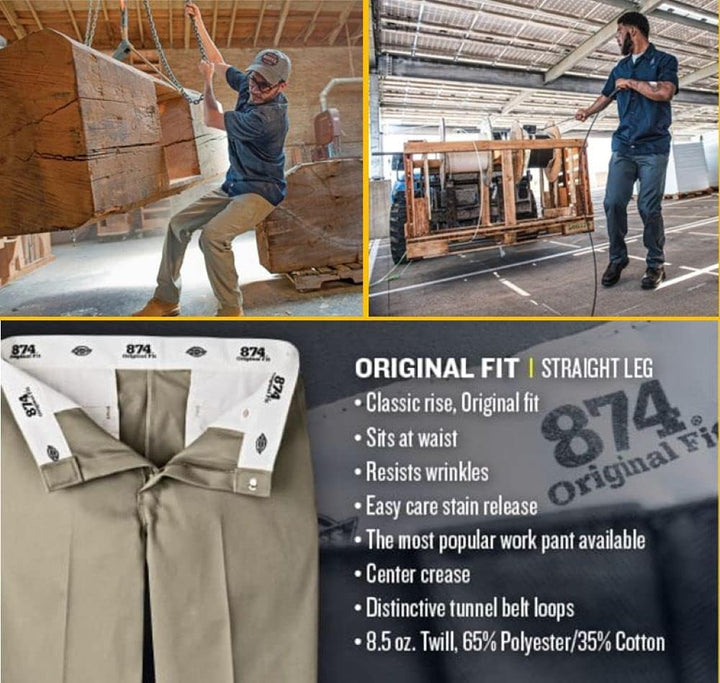 Dickies Herren Sporthose 40W / 30L Dunkelbraun, 40W / 30L Dunkelbraun