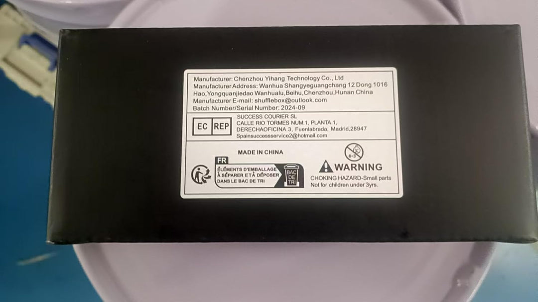 Shufflebox S1 automatischer Kartenmischer mit 2000mAh wiederaufladbarer eingebauter Batterie, 2-Deck