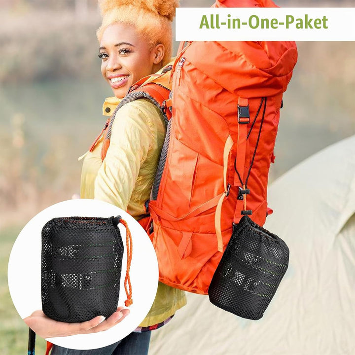 Camping Kochgeschirr Set, Essgeschirr Outdoor, Outdoor Kochset, Camping Kochgeschirr Set für 1-2 Per
