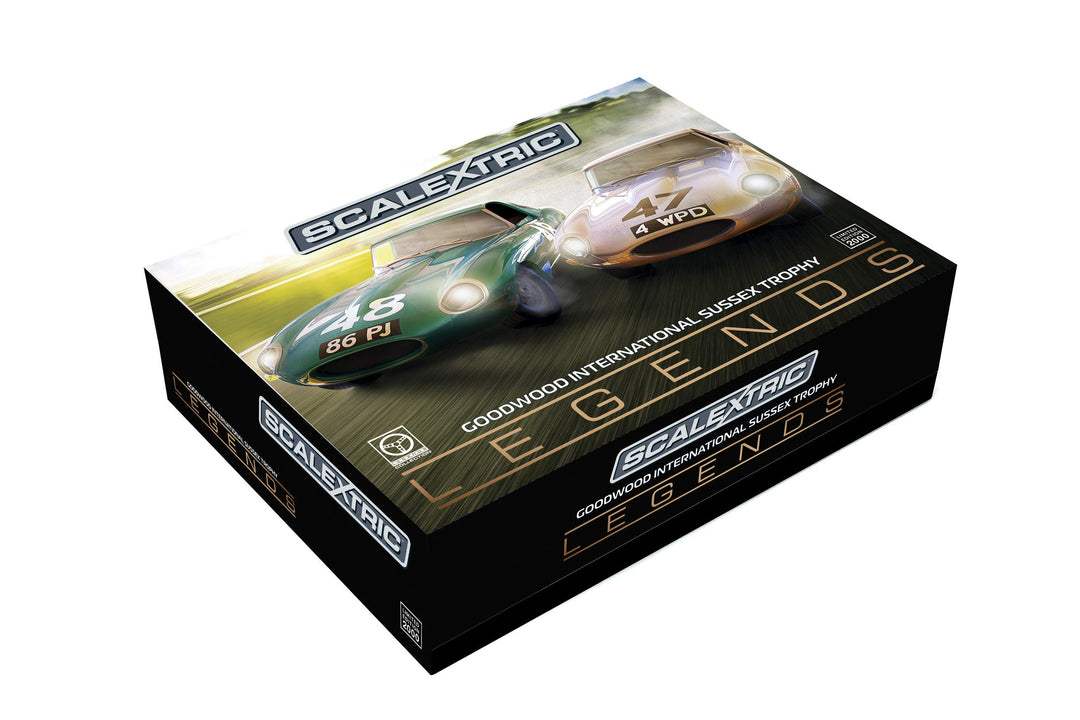 Scalextric c3898 a Legends Jaguar E 1963 International Trophy Auto