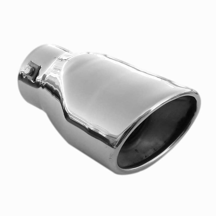 Auspuffblende Oval Endrohr Edelstahl Auto Endrohrblenden Auspuffendrohr Auspuffrohr Tuning Universel