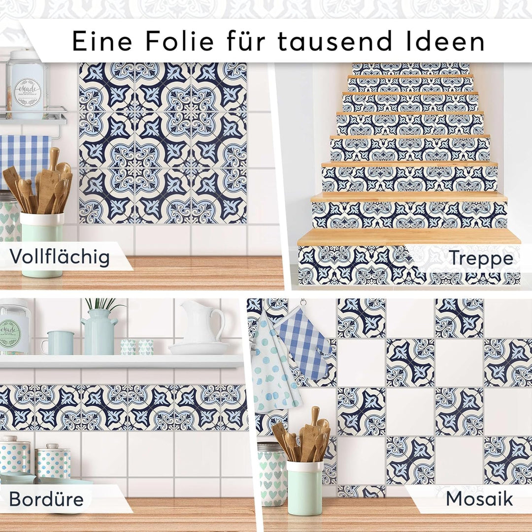 CREATISTO Mosaik Klebefliesen Stickerfliesen Fliesenfolie - Stylische Sticker Aufkleber für Fliesen