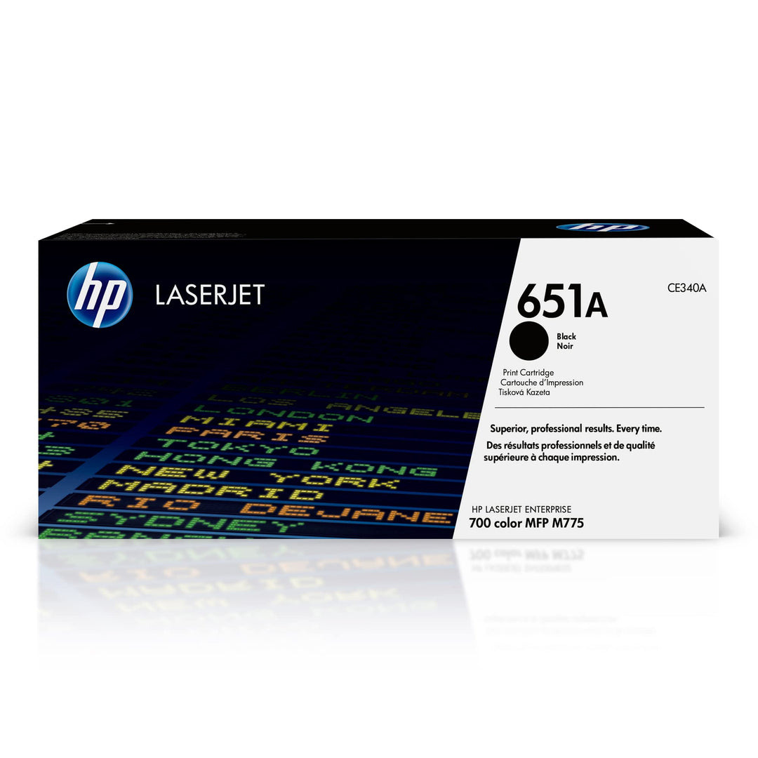 HP 651A (CE340A) Schwarz Original Toner für HP Laserjet Enterprise M775, Schwarz
