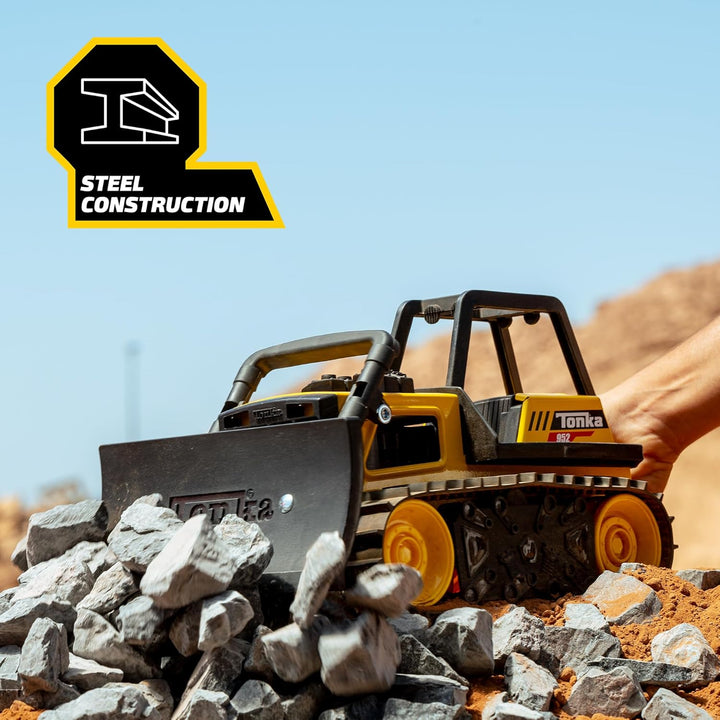 Steel Classics Bulldozer, Tonka, Bulldozer-Spielzeug für Kinder, Konstruktionsspielzeug für kreative