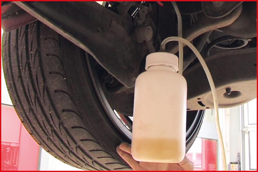 KS Tools 160.0735 Bremsflüssigkeits-Auffangflasche, 1 Liter