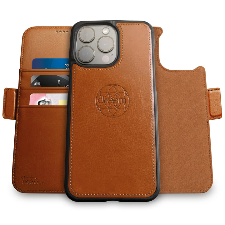 Dreem Fibonacci iPhone 14 Pro Geldbörsen-Hülle / 2-in-1 Stossfestes MagSafe Case und abnehmbares Lux