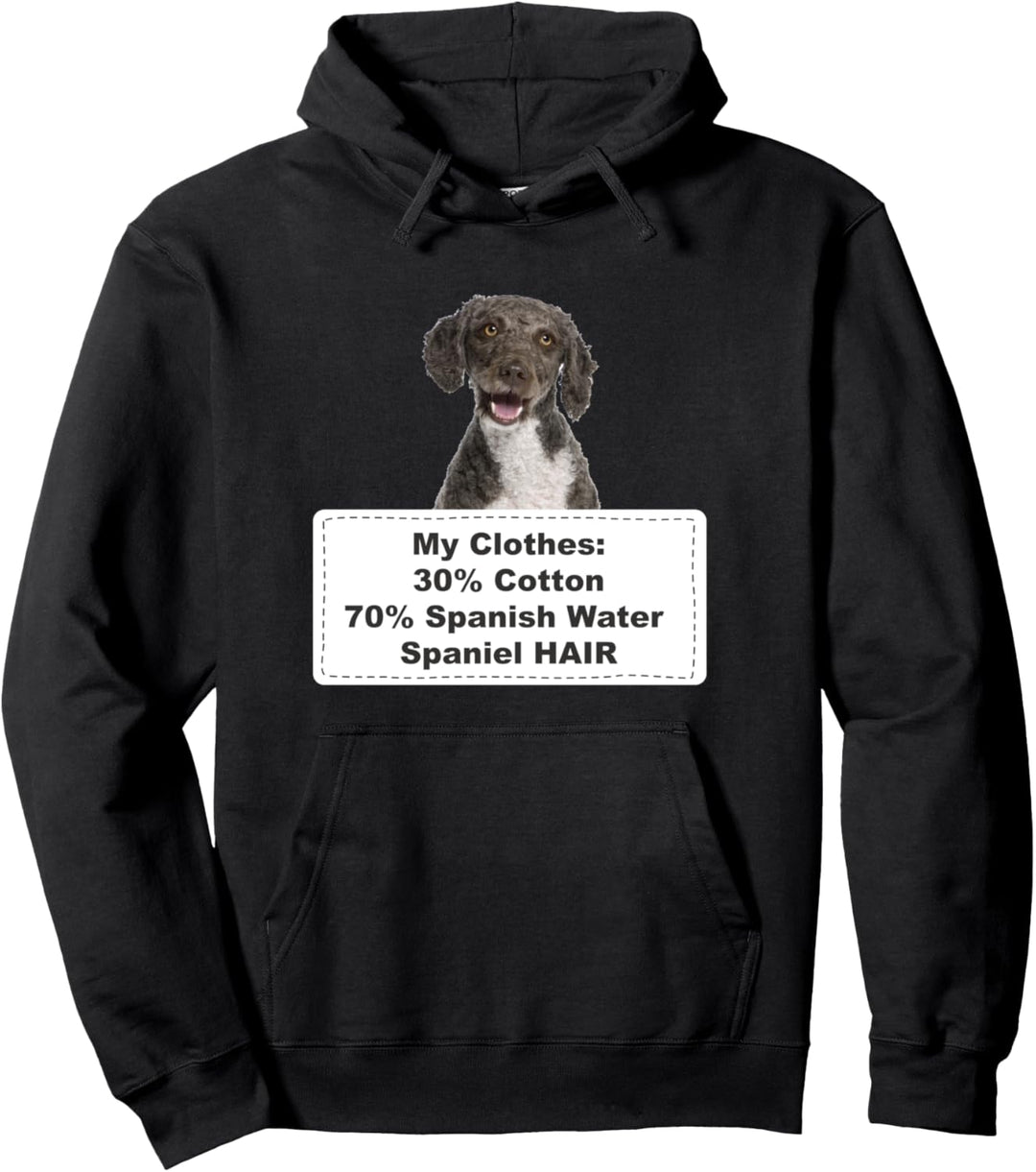 Funny Shedding Dog Spanish Water Spaniel Pullover Hoodie