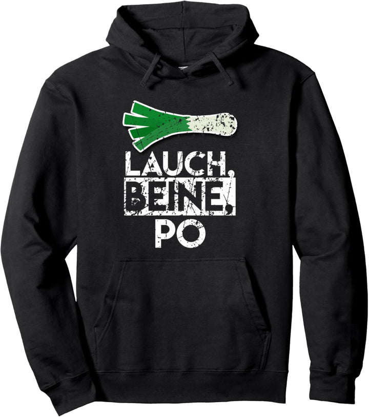 Lauch Beine Po Workout Fitness Muskeln Pullover Hoodie