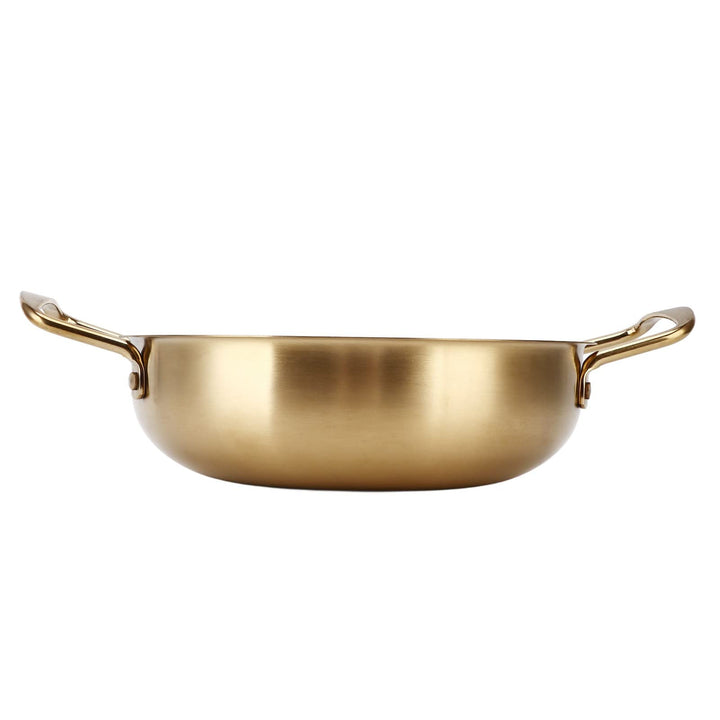 Naroote Ramen-Topf, Koreanischer Ramen-Topf, Kompatibel mit Gasherd, Induktionsherd, Gold, Koreanisc