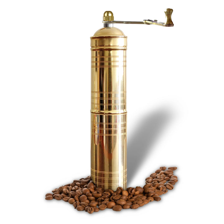 Traditionelle türkische manuelle Kaffeemühle, Messing-Kaffeemühle, Küchendekoration, Qualifikation,