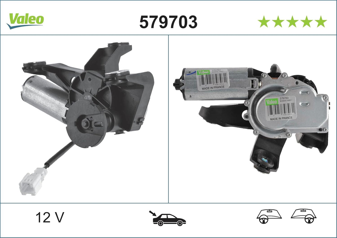 VALEO 579703 Wischermotor VALEO Heckwischermotor 579703 CITROˎ C5 BREAK