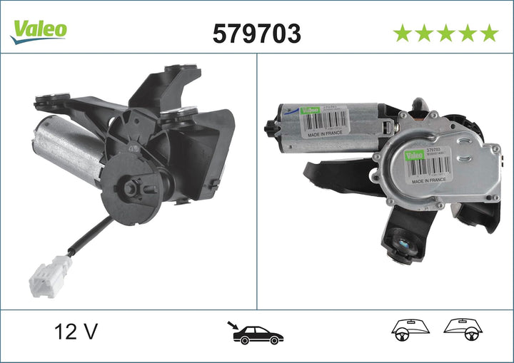 VALEO 579703 Wischermotor VALEO Heckwischermotor 579703 CITROˎ C5 BREAK