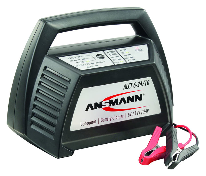 Ansmann ALCT-6-24/10 Batterie Multi-Ladegerät 6V/12V/24V 10A Ladegerät 4,5Ah bis 240Ah