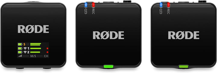 Rode Wireless GO Gen 3 Drahtloses 2-Kanal Mikrofon-Funksystem mit 2X Lavalier GO Mikrofon und 2X kee