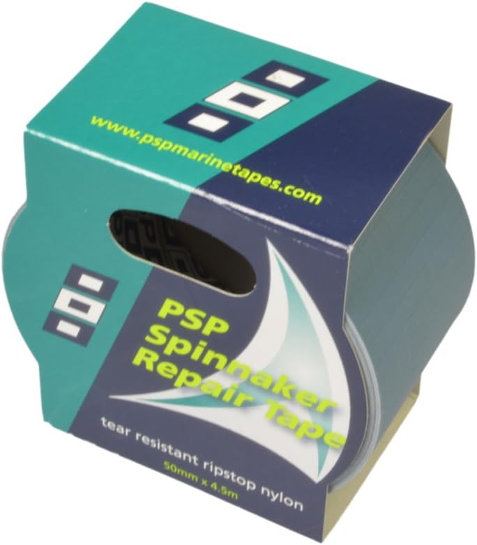 RIPSTOP Spinnaker-Tape 50mm x 4.5m grau