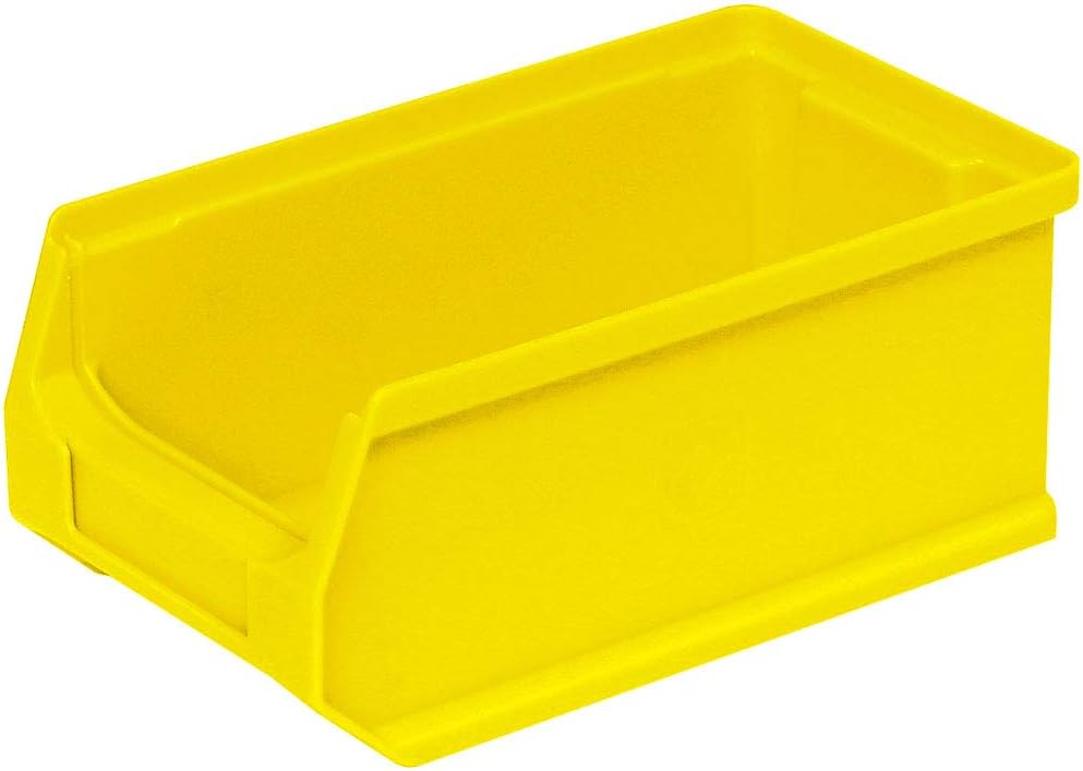 BRB Set - 25x Sichtstapelkästen Profi LB5, gelb, Inhalt 0,85 Liter, LxBxH 175x100x75 mm inkl. 3 verz